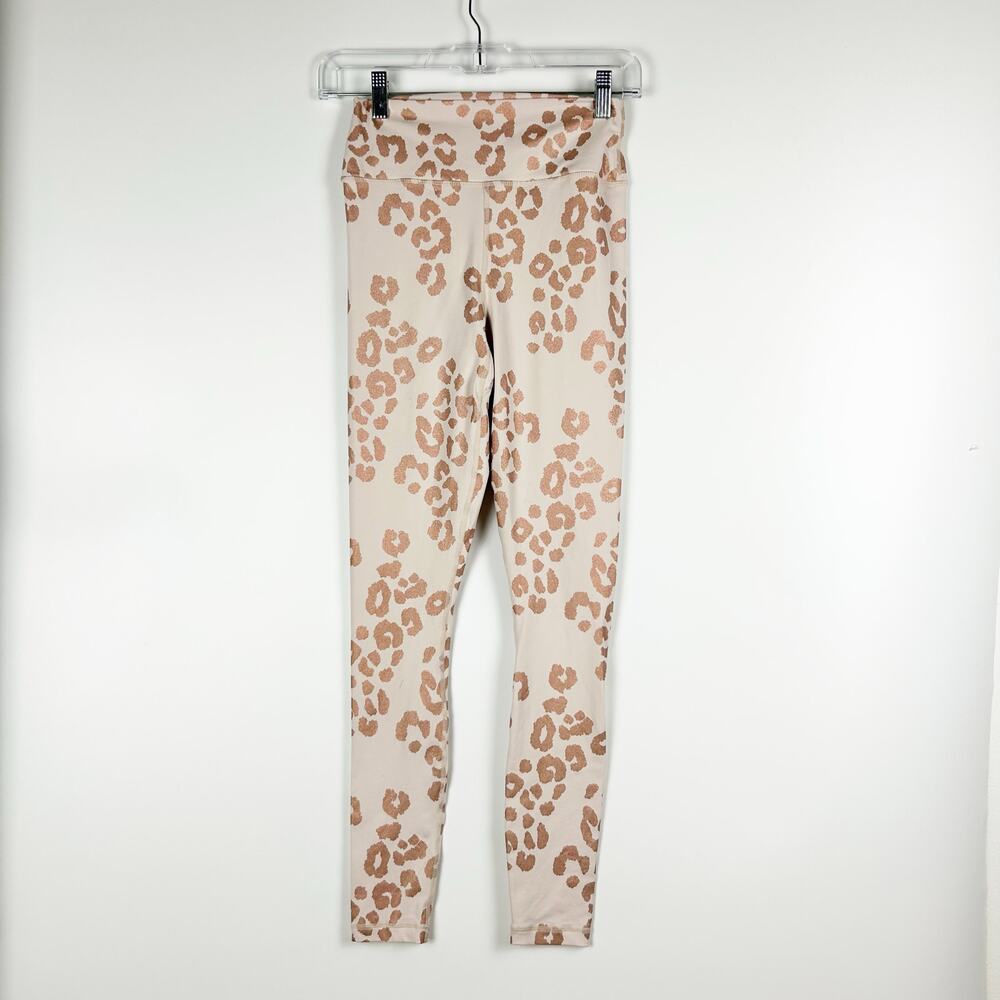 Spiritual Gangster Essential High Waist Legging Lux Cheetah Print Womens Size S - Picture 4 of 12